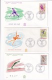FILATELIE TEMATICA - LOT PLICURI FRANTA TEMATICA JOCURILE OLIMPICE FDC