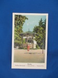 CARTE POSTALA * BUZIAS , PAVILIONUL DE MUZICA , 1927