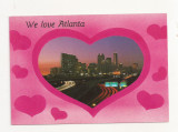 FA6 - Carte Postala - SUA - We love Atlanta, necirculata