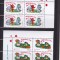 ROMANIA 2002 LP 1579 ZIUA INDRAGOSTITILOR BLOCURI DE 4 TIMBRE MNH