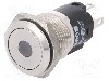 Intrerupator anti-vandalism, ON-(ON), &Oslash;16mm, EAO, 82-4151.1234