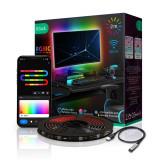 Banda LED TV RGB Nous F9, Smart, Wifi, USB, 2m, LED 5050