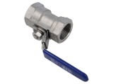 Supapă cu bilă GEBO 603-034 inox 1.4408 G316, max 65 bar la 100&deg;C