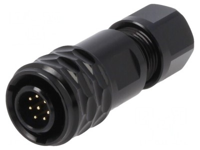 Mufă tată SA8 8 PIN IP67 4-5mm 3A 30V lipire pe cablu foto