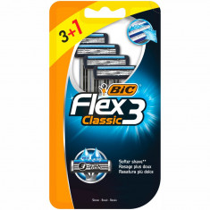 Set 4 Aparate De Ras Bic Flex 3 Classic Cu 3 Lame, Lame De Barbierit, Lame Pentru Ras, Aparat Pentru Ras, Aparat Pentru Barbierit, Bic Pentru Ras, Bic foto