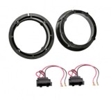 Set Inele Adaptoare Difuzoare 16.5cm + Mufe VW Golf IV Passat Polo Bora Skoda Fabia Seat Leon Toledo