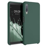 Husa pentru Samsung Galaxy A7 (2018), Silicon, Verde, 47730.169, kwmobile, Carcasa