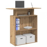 Cumpara ieftin Birou de recepție Stejar Artisan 100x40x104 cm Lemn prelucrat