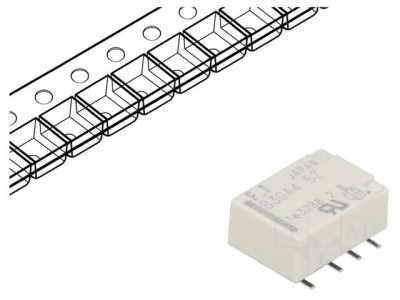 Releu Electromagnetic DPDT 4,5VDC 2A 0,3A/125VAC foto