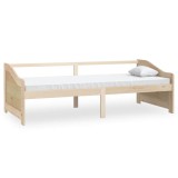 Cumpara ieftin Pat de zi cu 3 locuri, 90x200 cm, lemn masiv de pin