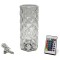 Lampa Ambientala LED, cu Telecomanda, Control prin Atingere, 16 Moduri Iluminare, Cristal Acrilic, pentru Decor, Masa, Birou, Cablu USB Inclus, 21.5 x