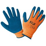 Manusi Latex Tricotate Albastre / M: 11
