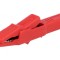 Bornă crocodil roșie 25A 9.5mm