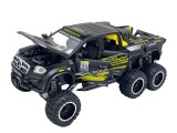 Macheta metal Mercedes X class negru 1:24 sunet, lumini, claxon