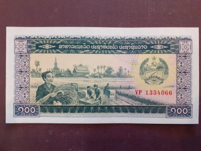 LAOS - 100 Kip 1979 necirculata foto
