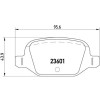 Placute frana Abarth 500 / 595 / 695 01.08-, 500c / 595c / 695c 05.08-; Citroen E-Mehari 06.16-; Fiat 500 (312) 07.07-, 500 C (312) 09.09-, Idea (350, BREMBO