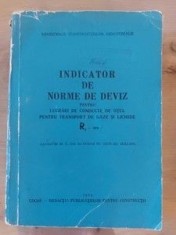 Indicator de norme de deviz pentru lucrari de conducte de otel pentru transport de gaze si lichide