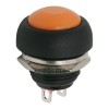 Buton 1 circuit 1A-250V OFF-(ON), portocalie