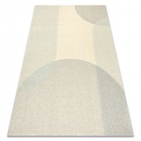 Covor din l&acirc;nă FLUX 461.7.AE120 OSTA - Geometric, structural, loft bej / gri, 200x300 cm