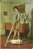 NI1137 E o plăcere să folosești aspiratorul "Practic" produs la Electromotor Timișoara, 1969, calendar de buzunar
