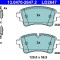 ATE 13.0470-2647.2 ATE Ceramic set placute frana,frana disc