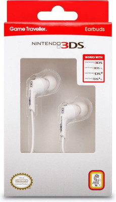 Casti / Earbuds Game Traveller , Nintendo 3DS - Albe - 0663293105793 foto