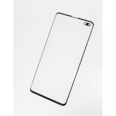 Geam Sticla + OCA Samsung Galaxy S10+, G975, Negru foto