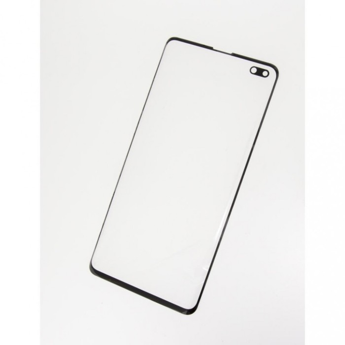 Geam Sticla + OCA Samsung Galaxy S10+, G975, Negru