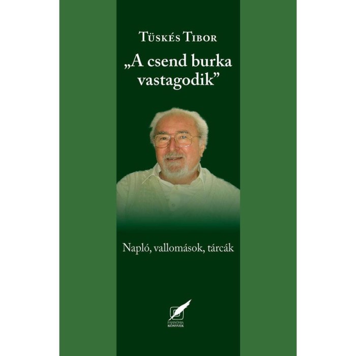 &bdquo;A csend burka vastagodik&rdquo; - Napl&oacute;, vallom&aacute;sok, t&aacute;rc&aacute;k - T&uuml;sk&eacute;s Tibor