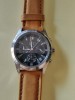 Ceas cronograf barbatesc GianFranco Ferre GFF, elvetian, ireprosabil, diam 38 mm, curea XXL, extrem de precis