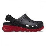 Saboti Crocs Duet Max II Clog Kids Negru - Black /Varsity Red, 33, 34