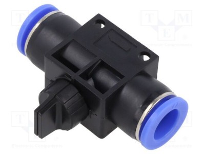 Ventil de &amp;icirc;nchidere PNEUMAT 0&amp;divide;10bar alamă nichelată PBT 12mm 0&amp;divide;60&amp;deg;C foto