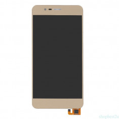 Ecran LCD Display Cu Rama Complet Asus Zenfone 3 Max ZC520TL Gold