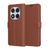 Techsuit - Leather Folio - Xiaomi Redmi Note 14 Pro 5G / Redmi Note 14 Pro+ 5G / Poco X7 - Brown