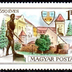 UNGARIA 1978, Aniversări, 650 de ani - Köszeg, serie neuzata, MNH
