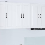 vidaXL Dulap de bucătărie cu raft Alb 60 x 31 x 80 cm Lemn compozit 885395