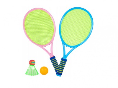 Set rachete badminton cu minge si fluturas, 45 cm, Malplay 109107 foto
