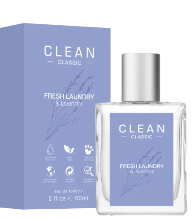 Clean, Fresh Laundry &amp; Lavender, Apă de toaletă, Unisex, 60 ml