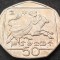Moneda 50 CENTI - CIPRU, anul 1991 *cod 1850 A