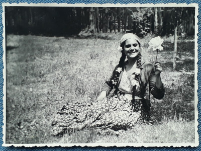 764. Tiganca nomada din Valea Bargaului, jud Bistrita-Nasaud / fotografie 1958 foto