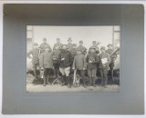 FANFARA MILITARA , MILITARI STRAINI , FOTOGRAFIE DE GRUP , CCA. 1900