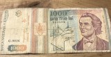 (1) Romania bancnota 1000 lei 1993 MAI