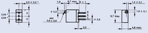 1,0K-0,5W-85&deg;C TRIMER MULTITUR 9,7X5MM RM=2,45MM 22 ROTATII T93YA102KT20 VISHAY