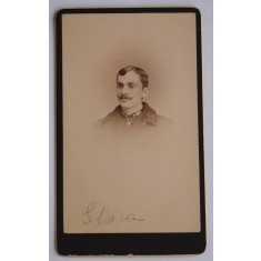 CDV Atelier Romania - Portret militar perioada Carol I
