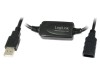 Cablu Repeater USB 15m, USB 2.0, Logilink
