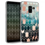 Cumpara ieftin Husa pentru Samsung Galaxy A8 (2018), Silicon, Multicolor, 45465.02, Carcasa