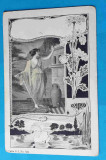 Carte postala veche SUPERBA, circulata anii 1900 pt domnisoara Buzescu - Barlad