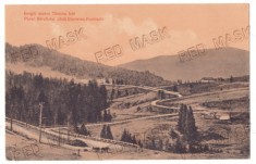 1911 - Pasul TIHUTA, Bucovina, Panorama, Romania - old postcard - unused - 1918