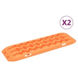 Gossi placi de tractiune, 2 buc., portocaliu, 106x30,5x7 cm, nailon