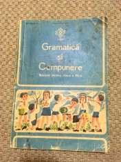 GRAMATICA SI COMPUNERE PENTRU CLASA A III A, AN 1972, 118 PAGINI foto